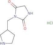 3-(Pyrrolidin-3-ylmethyl)imidazolidine-2,4-dione hydrochloride