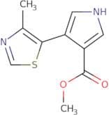 Methyl 4-(4-methyl-1,3-thiazol-5-yl)-1H-pyrrole-3-carboxylate