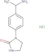 1-[4-(1-Aminoethyl)phenyl]imidazolidin-2-one hydrochloride