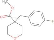 Methyl 4-[(4-fluorophenyl)methyl]oxane-4-carboxylate