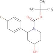 tert-Butyl 2-(4-fluorophenyl)-4-hydroxypiperidine-1-carboxylate