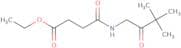 Ethyl 3-[(3,3-dimethyl-2-oxobutyl)carbamoyl]propanoate