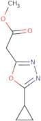 Methyl 2-(5-cyclopropyl-1,3,4-oxadiazol-2-yl)acetate