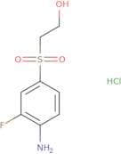 2-(4-Amino-3-fluorobenzenesulfonyl)ethan-1-ol hydrochloride