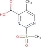 2-Methanesulfonyl-5-methylpyrimidine-4-carboxylic acid