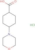 4-(Morpholin-4-yl)cyclohexane-1-carboxylic acid hydrochloride