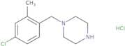 1-[(4-Chloro-2-methylphenyl)methyl]piperazine hydrochloride