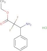 Ethyl 3-amino-2,2-difluoro-3-phenylpropanoate hydrochloride