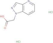 2-{1H-Pyrazolo[4,3-b]pyridin-1-yl}acetic acid dihydrochloride