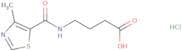 4-[(4-Methyl-1,3-thiazol-5-yl)formamido]butanoic acid hydrochloride