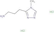 3-(4-Methyl-4H-1,2,4-triazol-3-yl)propan-1-amine dihydrochloride