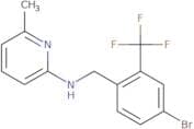 N-{[4-Bromo-2-(trifluoromethyl)phenyl]methyl}-6-methylpyridin-2-amine