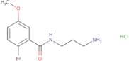 N-(3-Aminopropyl)-2-bromo-5-methoxybenzamide hydrochloride