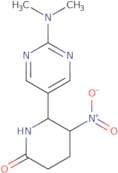 6-[2-(Dimethylamino)pyrimidin-5-yl]-5-nitropiperidin-2-one