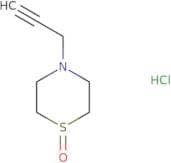 4-​(2-​Propyn-​1-​yl)​-thiomorpholine 1-​oxide hydrochloride