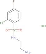 N-(2-Aminoethyl)-2-chloro-4-fluorobenzene-1-sulfonamide hydrochloride