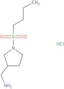 [1-(Butane-1-sulfonyl)pyrrolidin-3-yl]methanamine hydrochloride