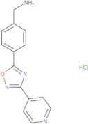 {4-[3-(Pyridin-4-yl)-1,2,4-oxadiazol-5-yl]phenyl}methanamine hydrochloride