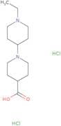 1-(1-Ethylpiperidin-4-yl)piperidine-4-carboxylic acid dihydrochloride