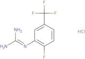 1-[2-Fluoro-5-(trifluoromethyl)phenyl]guanidine hydrochloride