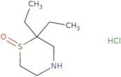 2,​2-​Diethyl-thiomorpholine 1-​oxide hydrochloride