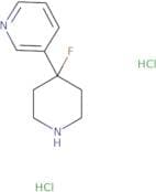 3-(4-Fluoropiperidin-4-yl)pyridine dihydrochloride