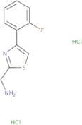 [4-(2-Fluorophenyl)-1,3-thiazol-2-yl]methanamine dihydrochloride