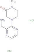4-[3-(Aminomethyl)pyrazin-2-yl]-1-methylpiperazin-2-one dihydrochloride