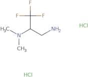 (3-Amino-1,1,1-trifluoropropan-2-yl)dimethylamine dihydrochloride