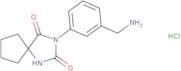 3-[3-(Aminomethyl)phenyl]-1,3-diazaspiro[4.4]nonane-2,4-dione hydrochloride