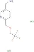 {6-[(2,2,2-Trifluoroethoxy)methyl]pyridin-3-yl}methanamine dihydrochloride