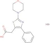 2-[2-(Morpholin-4-yl)-4-phenyl-1,3-thiazol-5-yl]acetic acid hydrobromide