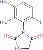 3-(3-Amino-6-fluoro-2-methylphenyl)imidazolidine-2,4-dione