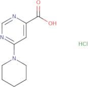 6-(Piperidin-1-yl)pyrimidine-4-carboxylic acid hydrochloride