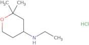 N-Ethyl-2,2-dimethyloxan-4-amine, hydrochloride
