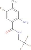 2-Amino-5-fluoro-4-methyl-N-(2,2,2-trifluoroethyl)benzamide