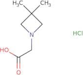 2-(3,3-Dimethylazetidin-1-yl)acetic acid hydrochloride