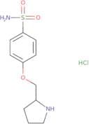 4-(Pyrrolidin-2-ylmethoxy)benzene-1-sulfonamide hydrochloride