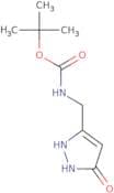 tert-Butyl N-[(5-oxo-2,5-dihydro-1H-pyrazol-3-yl)methyl]carbamate
