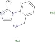 [2-(2-Methylimidazol-1-yl)phenyl]methanamine, dihydrochloride
