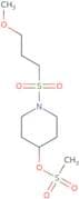 1-(3-Methoxypropanesulfonyl)piperidin-4-yl methanesulfonate