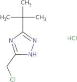 5-tert-Butyl-3-(chloromethyl)-1H-1,2,4-triazole hydrochloride