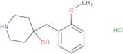 4-[(2-Methoxyphenyl)methyl]piperidin-4-ol hydrochloride
