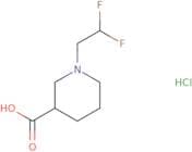 1-(2,2-Difluoroethyl)piperidine-3-carboxylic acid hydrochloride