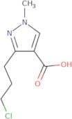 3-(3-Chloropropyl)-1-methyl-1H-pyrazole-4-carboxylic acid