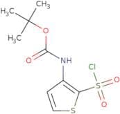 tert-Butyl N-[2-(chlorosulfonyl)thiophen-3-yl]carbamate