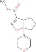Methyl 6a-(morpholin-4-yl)-3aH,4H,5H,6H,6aH-cyclopenta[D][1,2]oxazole-3-carboxylate