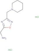 [3-(Piperidin-1-ylmethyl)-1,2,4-oxadiazol-5-yl]methanamine dihydrochloride