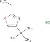 2-(5-Ethyl-1,2,4-oxadiazol-3-yl)propan-2-amine hydrochloride