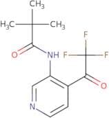 2,2-Dimethyl-N-[4-(trifluoroacetyl)pyridin-3-yl]propanamide